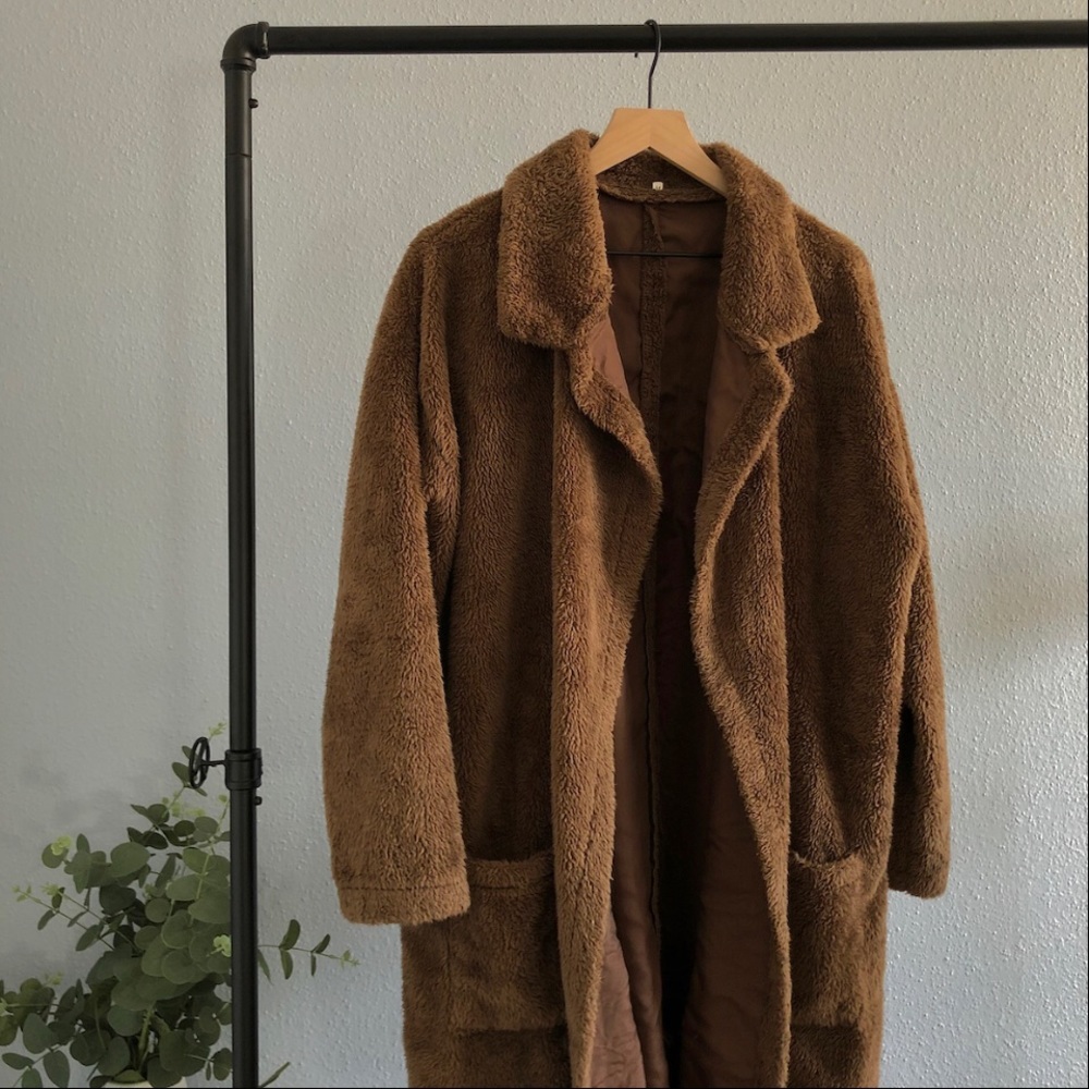 Brown Fur Coat - image 1